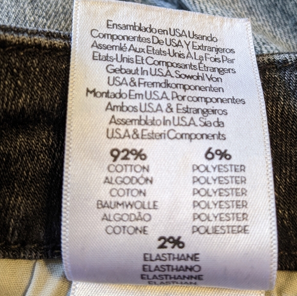 Mother The Looker Skinny Jeans In Grim Shadows Wash Size 28 Mid Rise 26" inseam - Picture 11 of 12